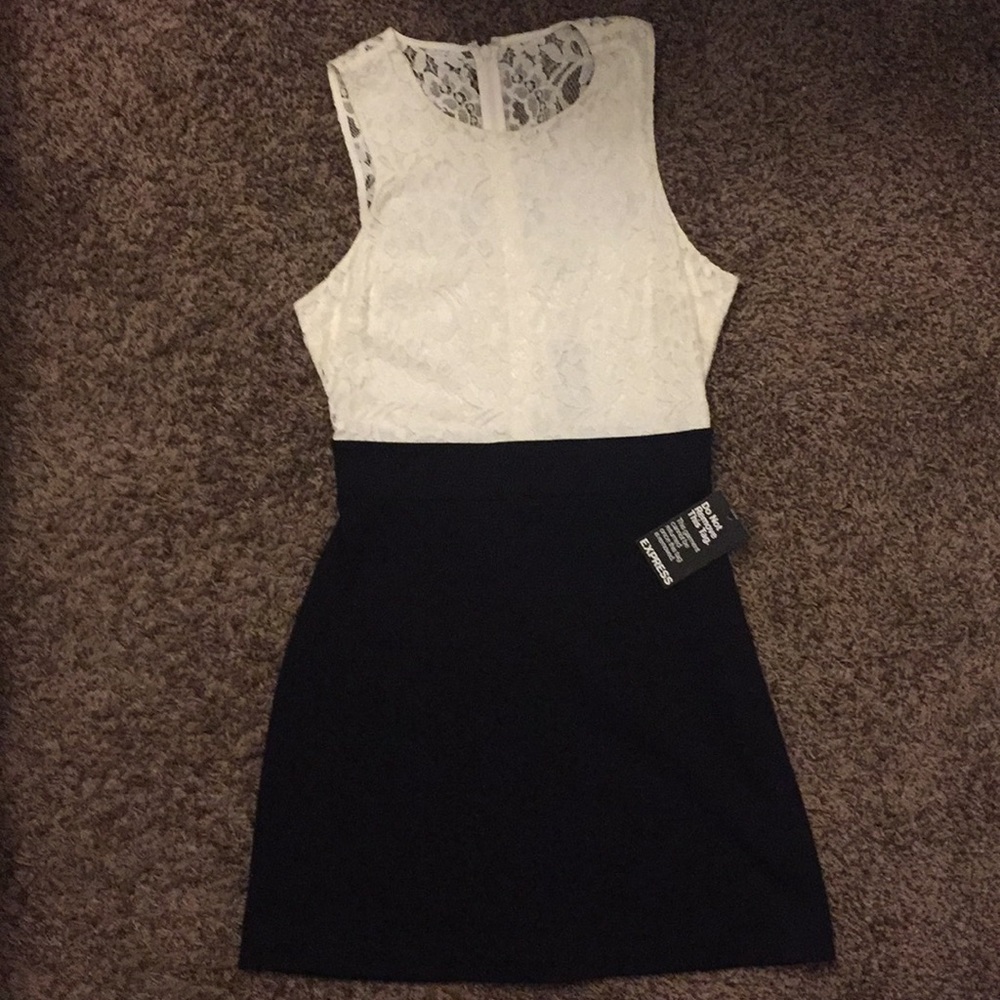 Black and White Dress